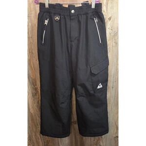 Gerry Winter Ski Snow Pants Youth Size Large (14/16) Black Insulated EUC